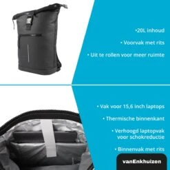 Rugzak - 15,6 Inch Laptop Rugtas - Koeltas Vak - Waterafstotend - Zwart -Reisbagage Winkel 1200x1200 1500