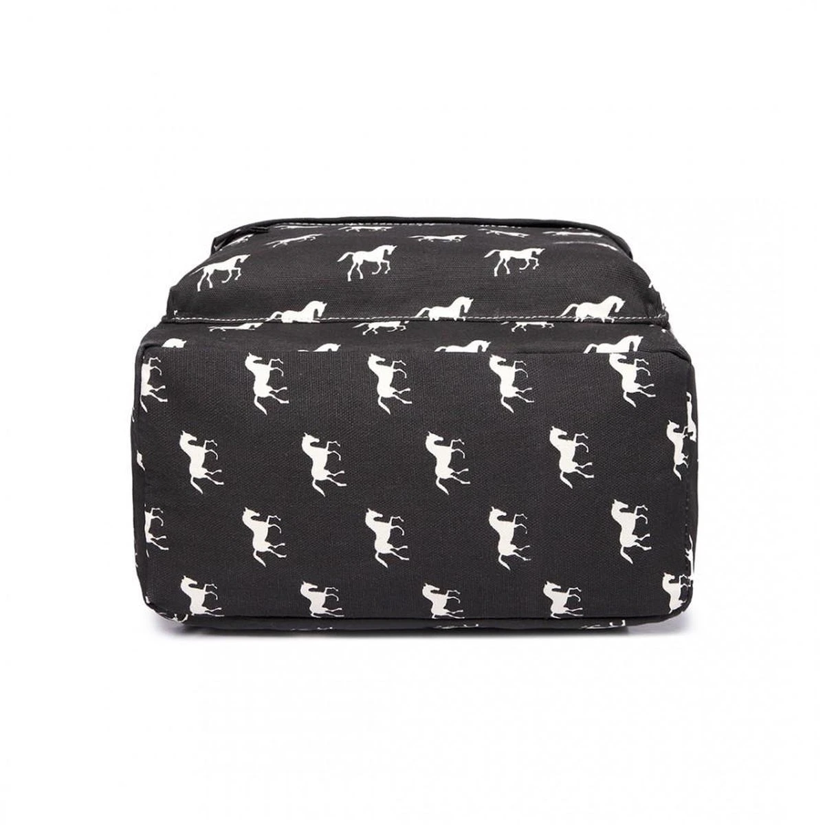 Miss Lulu Rugzak - Schooltas - Schoolrugzak Paarden - Premium Kwaliteit - Zwart (e1401h Bk) 6 Miss Lulu Rugzak - Schooltas - Schoolrugzak Paarden - Premium Kwaliteit - Zwart (e1401h Bk) - Afbeelding 4