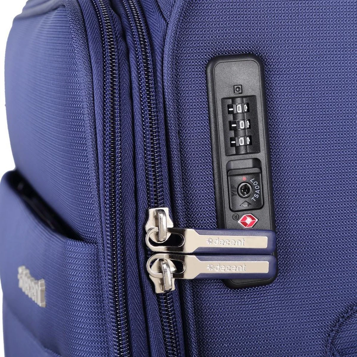 Decent D-Upright Medium Koffer - 66 Cm Expandable - TSA Slot - Donkerblauw 8 Decent D-Upright Medium Koffer - 66 Cm Expandable - TSA Slot - Donkerblauw - Afbeelding 6