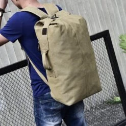 MIRO Luxe Rugzak - Rugtas - Backpack - Grote Capaciteit - Met Zip - 50 Liter - Bruin -Reisbagage Winkel 1200x1200 1669