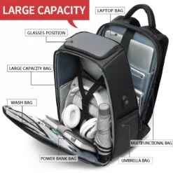 Eurcool Rugzak Mannen Multifunctionele Grote Capaciteit Mannelijke Mochila Tassen Usb-poort Opladen Laptop School Rugzakken -Reisbagage Winkel 1200x1200 1803