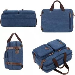 Laptoptas - 3in1- 15Inch - Blauw - 15 Vak - Canvas - Leer -Reisbagage Winkel 1200x1200 1926