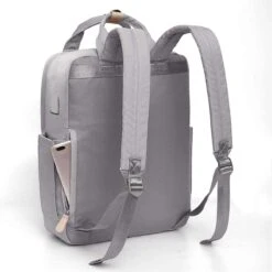 Merkloos Veran Rugtas - Rugzak - 30 Liter - 15,6" Laptopvak - Boekentas - Vintage - Heren - Dames - Laptop - School - Boekentas - Grijs -Reisbagage Winkel 1200x1200 1953