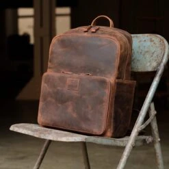 DONBOLSO Rugzak Tokio I Premium Lederen Dagrugzak Voor Mannen En Vrouwen Met Laptopvak I Ideale Lederen Rugzak Voor Op Reis, Kantoor, Universiteit I Handgemaakte Laptoptas I Vintage Bruin -Reisbagage Winkel 1200x1200 2004