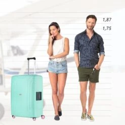 CarryOn Steward TSA Reiskoffer - 75cm Trolley Met Kliksloten - Dubbele Wielen - Mint -Reisbagage Winkel 1200x1200 204