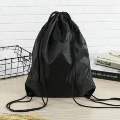 Merkloos Gymtas Met Rijgkoord - Nylon Rugzakjes – Nylon Rugzak – Geel -Reisbagage Winkel 1200x1200 2177