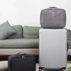 Merkloos TDR-Organiser Opbergtas-reistas Handbagage -Luxe Organizer Voor Kleren En Toiletartikelen -Grijs -Reisbagage Winkel 1200x1200 2189