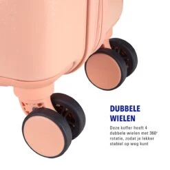 Princess Traveller Harlem - Handbaggage Koffer - Roze - S - 55cm 23 Princess Traveller Harlem - Handbaggage Koffer - Roze - S - 55cm -Reisbagage Winkel 1200x1200 219