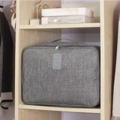 Merkloos TDR-Organiser Opbergtas-reistas Handbagage -Luxe Organizer Voor Kleren En Toiletartikelen -Grijs -Reisbagage Winkel 1200x1200 2191