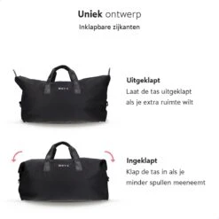 ONYX® Reistas 25L - Lichtgewicht Weekendtas - Sporttas - Waterafstotend En Duurzaam - Zwart -Reisbagage Winkel 1200x1200 2291