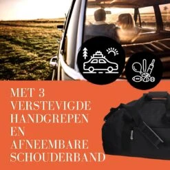 Sport Reistas - Sporttas - Weekendtas - Zwart 6 Sport Reistas - Sporttas - Weekendtas - Zwart -Reisbagage Winkel 1200x1200 2318