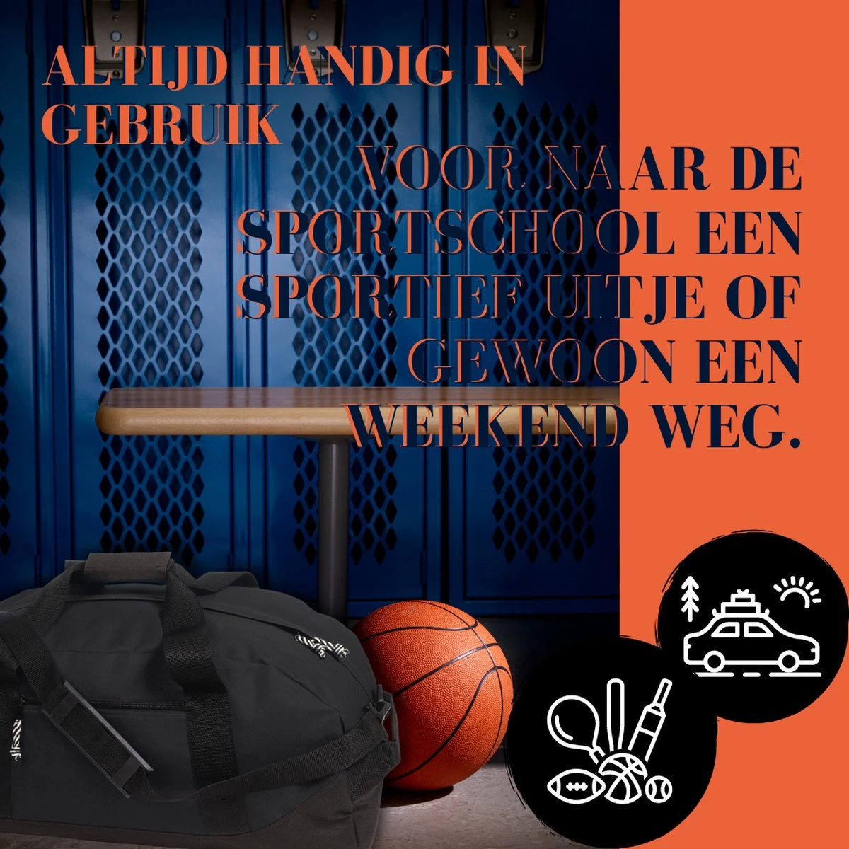 Sport Reistas - Sporttas - Weekendtas - Zwart 5 Sport Reistas - Sporttas - Weekendtas - Zwart - Afbeelding 3