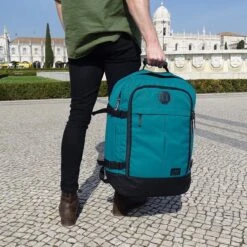 CabinMax Metz Reistas– Handbagage 44L- Rugzak – Schooltas - Backpack 55x40x20cm – Lichtgewicht - Vintage Teal (MZ V-TL) -Reisbagage Winkel 1200x1200 2328