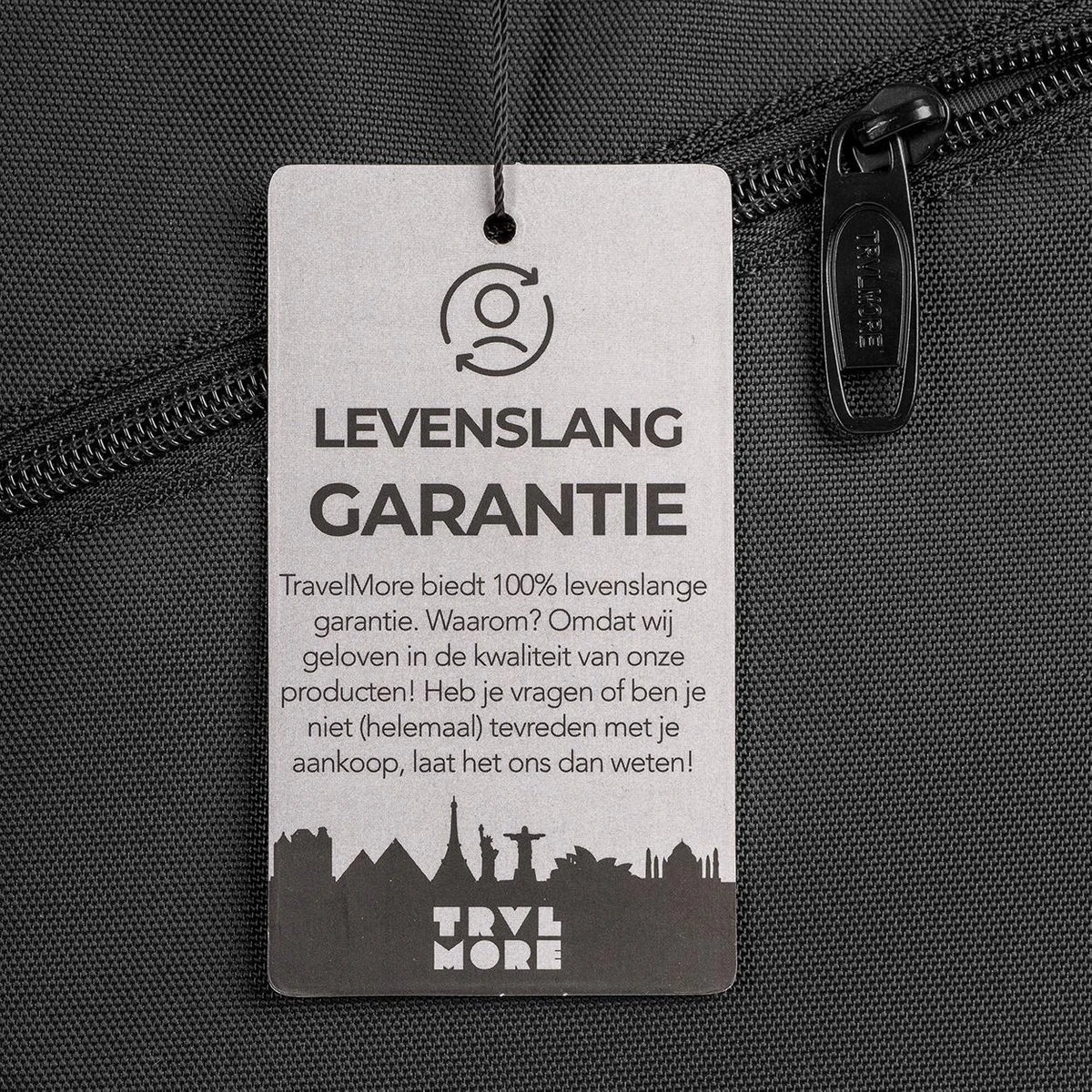 TRVLMORE Reistas - Rugzak - Handbagage Weekendtas - Backpack - Waterafstotend - 40L - Zwart 12 TRVLMORE Reistas - Rugzak - Handbagage Weekendtas - Backpack - Waterafstotend - 40L - Zwart - Afbeelding 10