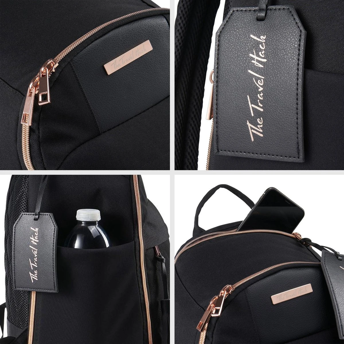 CabinMax Travel Hack Rugzak - Handbagage 20L – Schooltas - 40x20x25 Cm – Compact Reistas – Lichtgewicht 6 CabinMax Travel Hack Rugzak - Handbagage 20L – Schooltas - 40x20x25 Cm – Compact Reistas – Lichtgewicht - Afbeelding 4