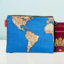 KIKKERLAND Reistas Wereldkaart L - Reistas Met Rits - Koffer Organiser - Vakantie -Reisbagage Winkel 1200x1200 2506