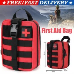 Alta-X Outdoor - Ehbo Tas Rood - Medicijntas - First Aid Bag - Jacht Survival Militaire Edc Pack Molle - Tactical Heuptas Outdoor Sos Pouch Leger Medische Kit Taille Riem Rugzak -Reisbagage Winkel 1200x1200 2513
