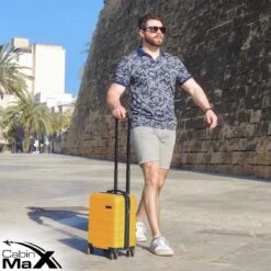 CabinMax Handbagage Koffer - Trolley 30L - Harde Reiskoffer - 45x36x20cm - Lichtgewicht - Groot Capaciteit - Geel 21 CabinMax Handbagage Koffer - Trolley 30L - Harde Reiskoffer - 45x36x20cm - Lichtgewicht - Groot Capaciteit - Geel -Reisbagage Winkel 1200x1200 253