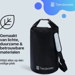 Trendwares - Drybag – Strandtas - Waterdichte Tas – Droogtas – Rugtas - Survival Outdoor Tas – 20 Liter - Zwart 18 Trendwares - Drybag – Strandtas - Waterdichte Tas – Droogtas – Rugtas - Survival Outdoor Tas – 20 Liter - Zwart -Reisbagage Winkel 1200x1200 2601