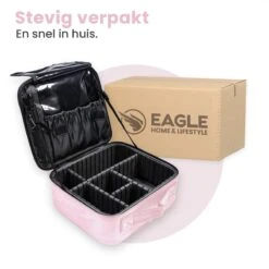 Eagle Make-up Organizer - Make-up Koffer - Verstelbare Vakken - Beautycase - Multifunctioneel - Make-up Tas - Reisformaat 17 Eagle Make-up Organizer - Make-up Koffer - Verstelbare Vakken - Beautycase - Multifunctioneel - Make-up Tas - Reisformaat -Reisbagage Winkel 1200x1200 2667