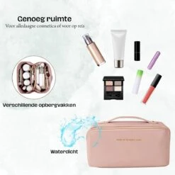 Toilettas Roze - Maat M - Beautycase Cosmetica - Organizer Make Up -Reisbagage Winkel 1200x1200 2679