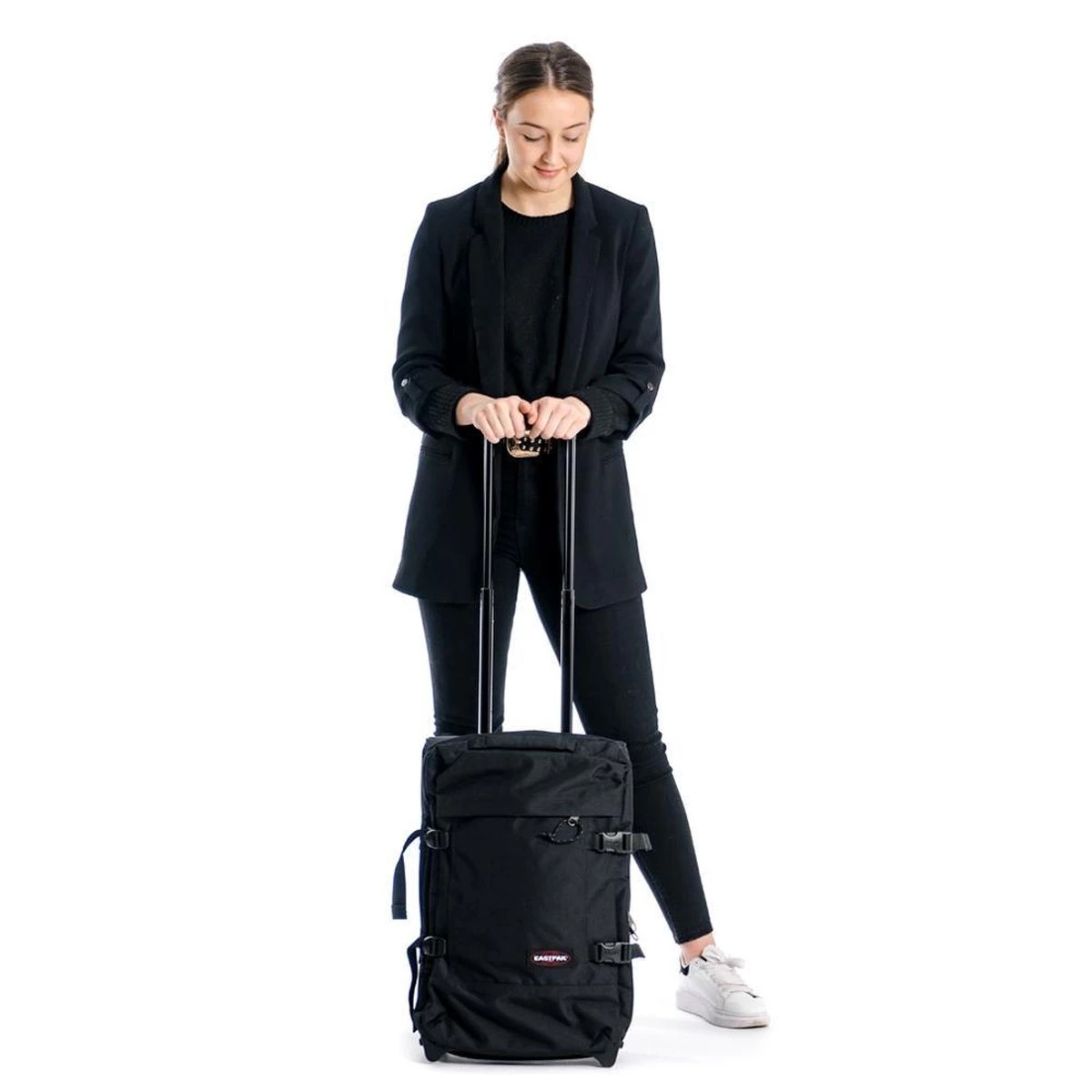 Eastpak TRANVERZ S Reiskoffer, Handbagage (51 X 32.5 X 23 Cm) - Black 15 Eastpak TRANVERZ S Reiskoffer, Handbagage (51 X 32.5 X 23 Cm) - Black - Afbeelding 13