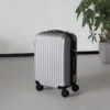 Handbagage Koffer 55cm Zilver 4 Wielen Trolley Met Pin Slot -Reisbagage Winkel 1200x1200 461