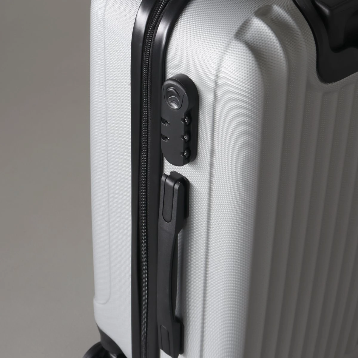 Handbagage Koffer 55cm Zilver 4 Wielen Trolley Met Pin Slot 6 Handbagage Koffer 55cm Zilver 4 Wielen Trolley Met Pin Slot - Afbeelding 4