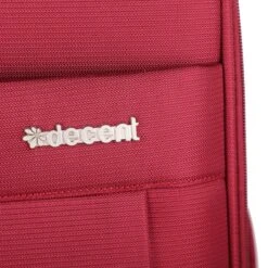Decent D-Upright Handbagage Koffer - 55 Cm - TSA Slot - Bordeaux Rood -Reisbagage Winkel 1200x1200 550