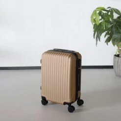 Handbagage Koffer 55cm Goud 4 Wielen Trolley Met Pin -Reisbagage Winkel 1200x1200 571