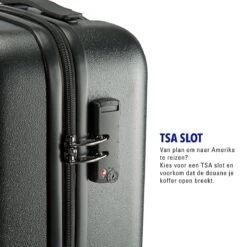 Princess Traveller Harlem - Handbaggage Koffer - Zwart - S - 55cm -Reisbagage Winkel 1200x1200 596