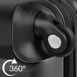 Monzana Koffer Hardcase - Basislijn / M - Zwart -Reisbagage Winkel 1200x1200 606