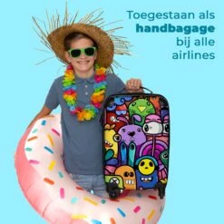 NoBoringSuitcases.com® Koffer - Monster - Bloemen - Regenboog - Design - Grappig - Past Binnen 55x40x20 Cm En 55x35x25 Cm - Handbagage - Trolley - Fotokoffer - Cabin Size - Print 14 NoBoringSuitcases.com® Koffer - Monster - Bloemen - Regenboog - Design - Grappig - Past Binnen 55x40x20 Cm En 55x35x25 Cm - Handbagage - Trolley - Fotokoffer - Cabin Size - Print -Reisbagage Winkel 1200x1200 619