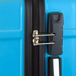 Tesla PC - Handbagage Koffer - 55x35x20 Cm - 4 Wielen - Licht Blauw -Reisbagage Winkel 1200x1200 62