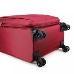 Decent D-Upright Medium Koffer - 66 Cm Expandable - TSA Slot - Bordeaux Rood -Reisbagage Winkel 1200x1200 837