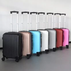 Handbagage Koffer 55cm Zwart 4 Wielen Trolley Met Pin Slot -Reisbagage Winkel 1200x1200 89