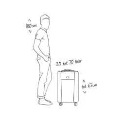 BHPPY Reiskoffer - 65 Cm - Home Sweet Pineapple -Reisbagage Winkel 1200x1200 970