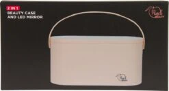 Peach Beauty Luxe Reis Beautycase - LED Spiegel - Peach Oranje -Reisbagage Winkel 1200x649