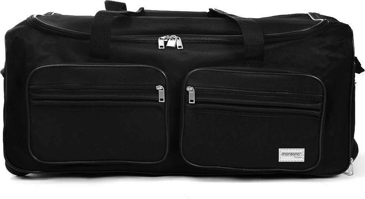 Deuba Reistas Met Trolleyfunctie - 85L - Zwart - Roltas Op Wieltjes 7 Deuba Reistas Met Trolleyfunctie - 85L - Zwart - Roltas Op Wieltjes - Afbeelding 5