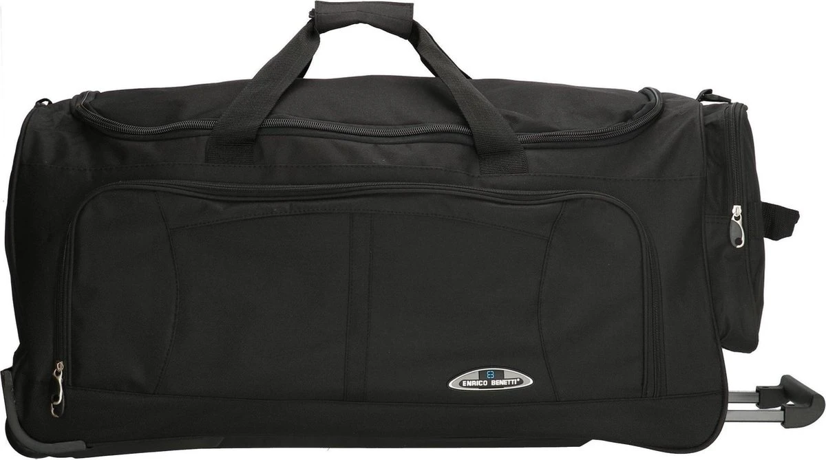 Enrico Benetti Orlando 35305 L Reistas / Sporttas Met Wielen / Wieltas 81 Liter - Zwart 3 Enrico Benetti Orlando 35305 L Reistas / Sporttas Met Wielen / Wieltas 81 Liter - Zwart