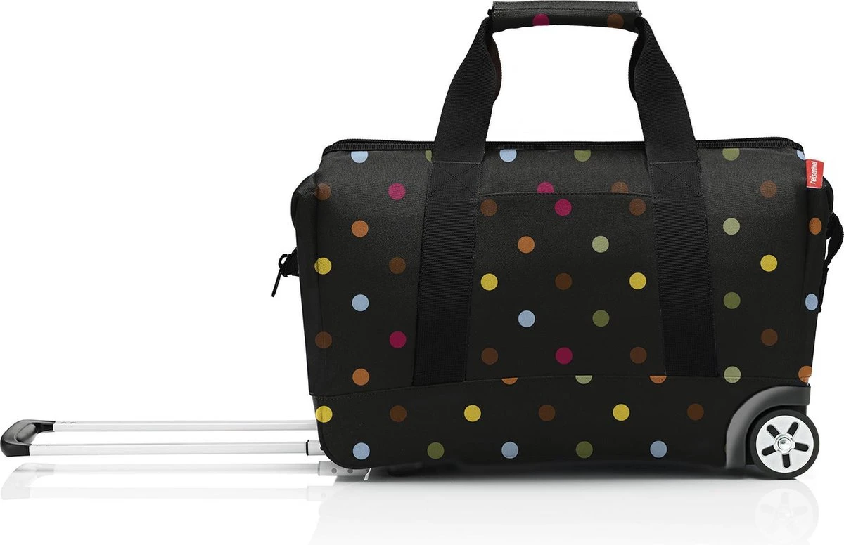Reisenthel Allrounder Trolley Reiskoffer Reistas Op 2 Wielen - 30L - Dots Zwart 3 Reisenthel Allrounder Trolley Reiskoffer Reistas Op 2 Wielen - 30L - Dots Zwart