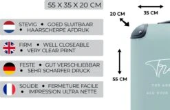 MuchoWow® Koffer - Spreuken - Quotes - The Answer To All Your Problems - Travel - Reizen - Past Binnen 55x40x20 Cm En 55x35x25 Cm - Handbagage - Trolley - Fotokoffer - Cabin Size - Print -Reisbagage Winkel 1200x779 1