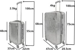 SB - Travelbags Kofferset - 2 Delige -Zwart - 75cm/55cm -Reisbagage Winkel 1200x797 3