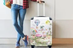 Koffer - Unicorn - Regenboog - Kinderen - 35x55x20 Cm - Handbagage - Trolley - Fotokoffer -Reisbagage Winkel 1200x800 17