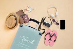 MuchoWow® Koffer - Spreuken - Quotes - The Answer To All Your Problems - Travel - Reizen - Past Binnen 55x40x20 Cm En 55x35x25 Cm - Handbagage - Trolley - Fotokoffer - Cabin Size - Print -Reisbagage Winkel 1200x800 22