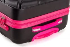 Decent Lumi Fix Handbagage Koffer - 55 Cm - Black/Pink -Reisbagage Winkel 1200x800 27