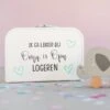 Merkloos ByMi |Koffertje Ik Ga Lekker Logeren Bij Opa En Oma| Aankondiging| Zwangerschap| Kraam Cadeau| Zwanger| Gepersonaliseerd -Reisbagage Winkel 1200x800 72