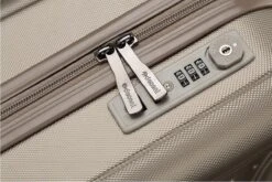 Decent Handbagage Koffer / Trolley / Reiskoffer - 42 Cm - 24 Liter - ABS - Maxi Air - Champagne -Reisbagage Winkel 1200x802