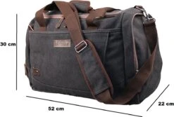 Yakfield - Reistas - Dames En Heren - Combinatiedeal - Weekendtas Zwart Antraciet Grijs - Toilettas Bruin - Compact - Canvas - Vintage 15 Yakfield - Reistas - Dames En Heren - Combinatiedeal - Weekendtas Zwart Antraciet Grijs - Toilettas Bruin - Compact - Canvas - Vintage -Reisbagage Winkel 1200x810 2