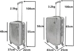 SB Travelbags Kofferset - 2 Delige -Licht Roze - 65cm/55cm -Reisbagage Winkel 1200x831 6